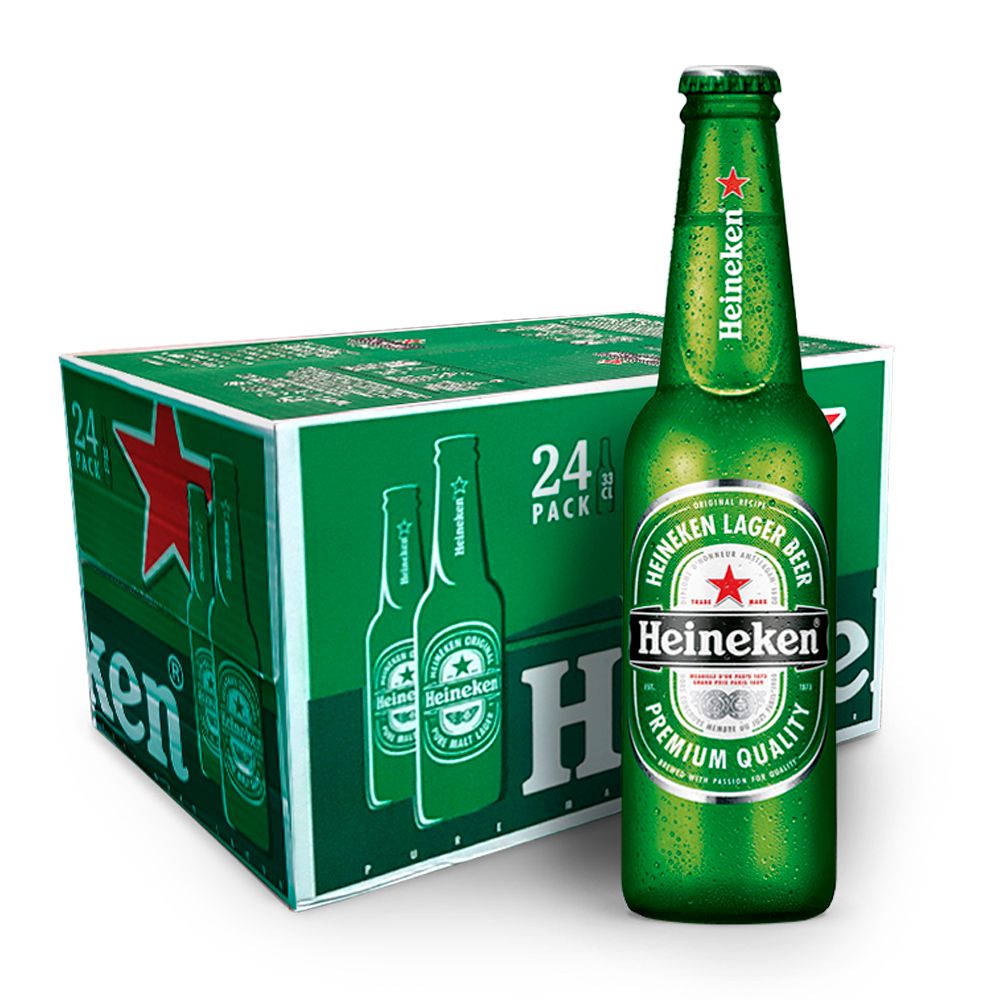 Heineken botella 33cl pack 24
