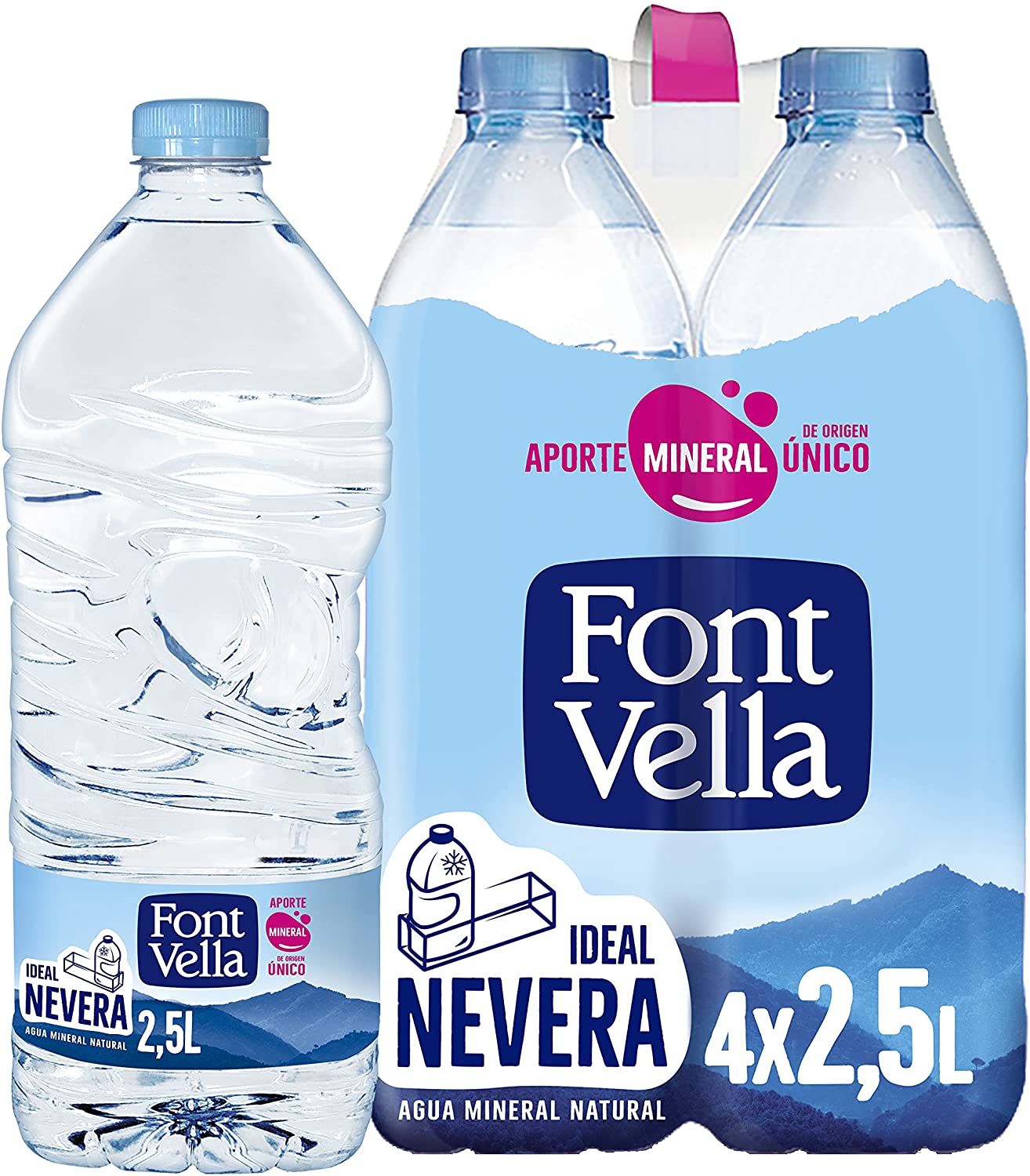 Agua Font vella pack 4x2,5l