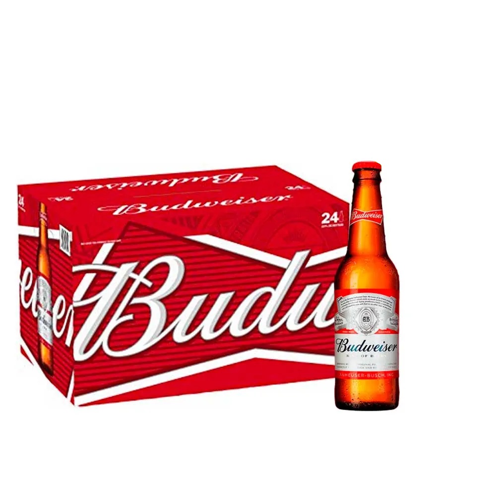 Budweiser botella 33cl pack 24