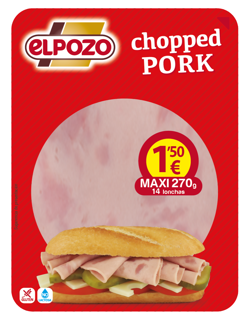 Chopped pork el pozo 270g
