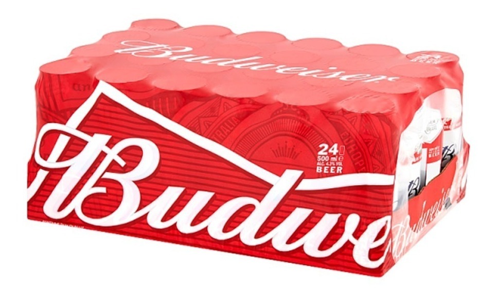 Budweiser lata 33cl pack 24