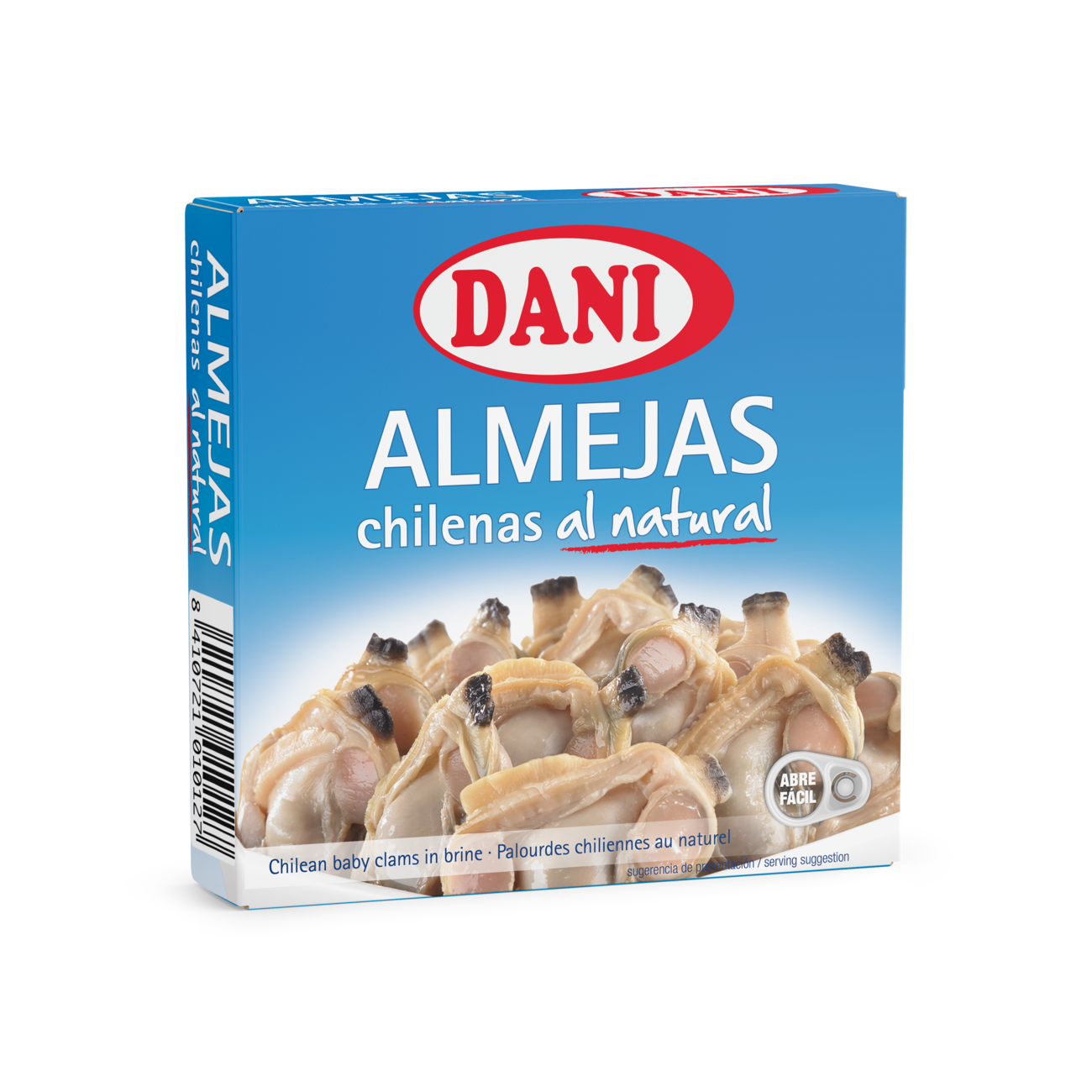 Almejas chilenas al natural Dani 120ml